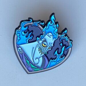 Disney Hades Enamel Pin Hercules Villain Heart Disneyland Retro Y2K Unofficial
